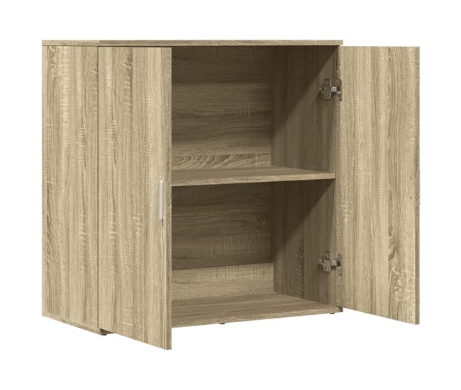 Aparador de madera de ingeniería 79 Blanco