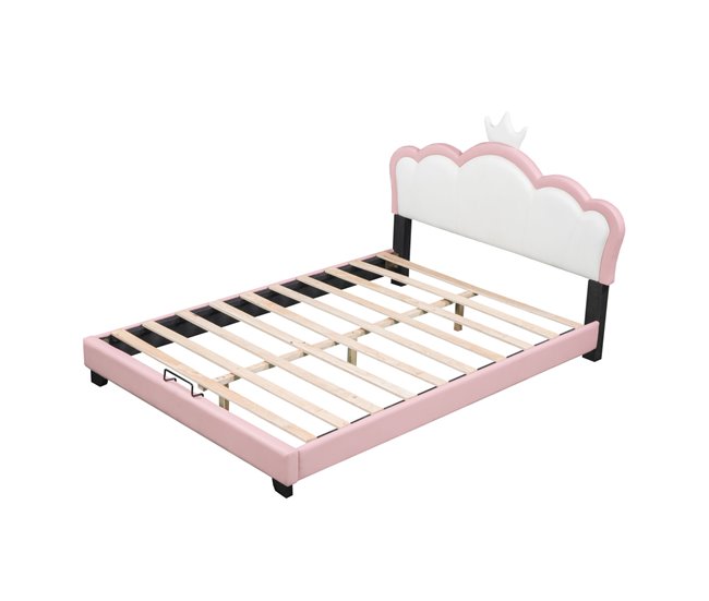 Marco de la cama 200x140 Rosa