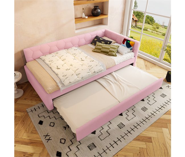 Camas nido 95x208 Rosa