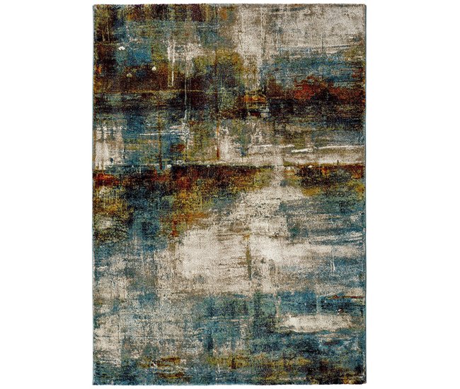 Alfombra abstracta GRAFFITI - ATTICGO 60x120 Multicolor