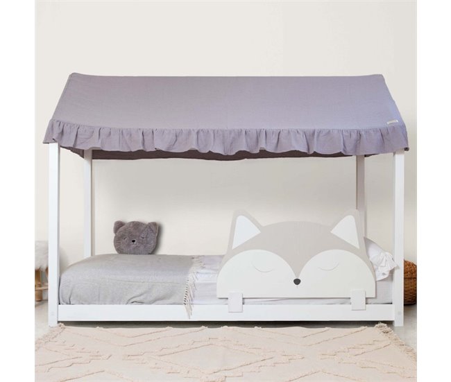 Techo para cama Montessori Gris