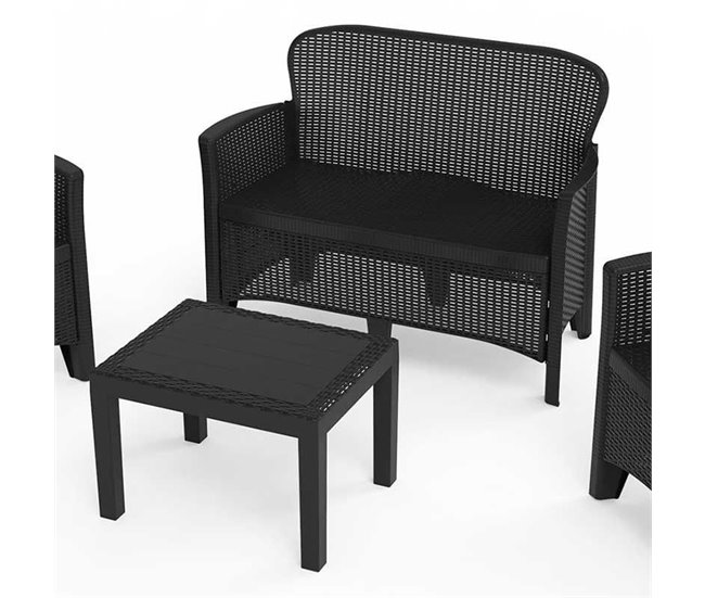 Muebles de Jardín Jungle jun06can Antracita