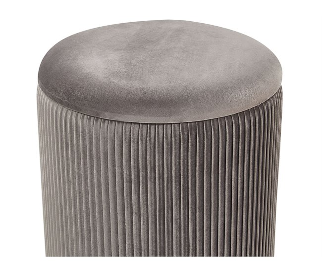 Conjunto de Puf MIRAMAR Beliani Gris