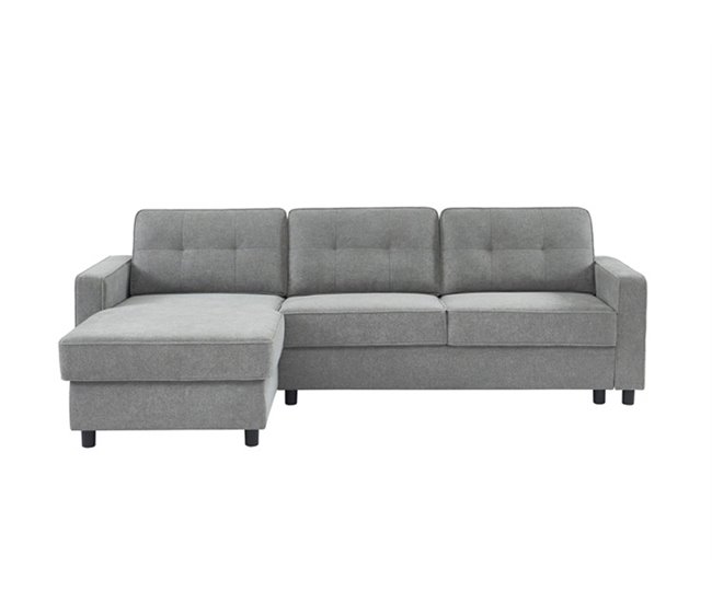 Chaise longue CIAN reversible 3 plazas gris Gris