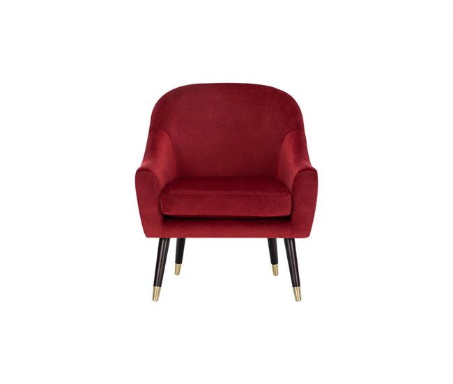 Sillón Decorativo RETRO color rojo Rojo