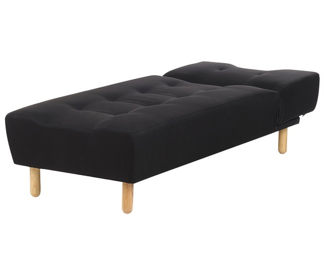 Beliani Chaise longue Poliéster ALSTEN Gris Oscuro