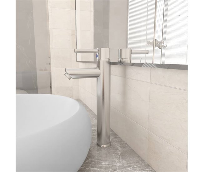 Grifo Monomando De Baño Plateado