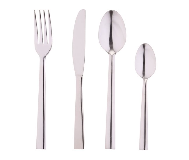 Juego de cuberteria JULIA 24 piezas marca San Ignacio Gris