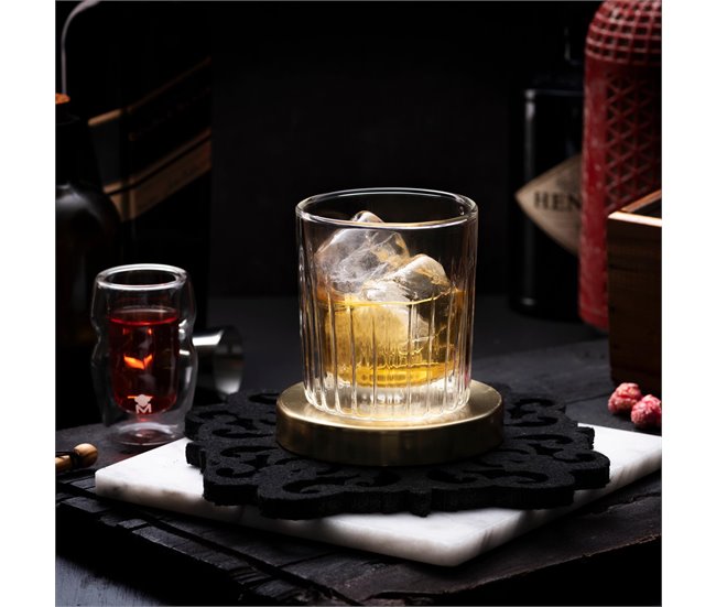 Set de 2 Vasos MIXOLOGY de doble pared MasterPRO Transparente