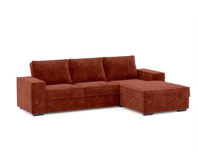 Chaise longue convertible en cama AZZURO Marron