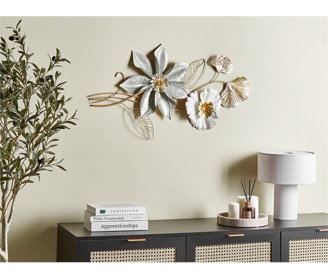 Beliani Decoración de pared EUROPIUM Dorado