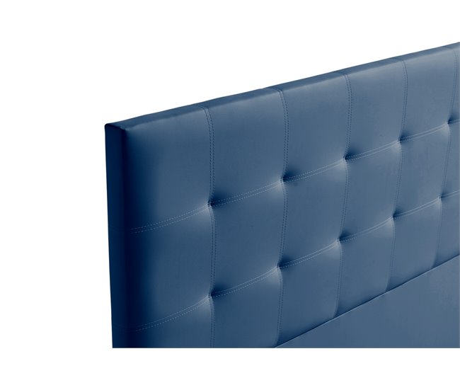 Cabecero Tapizado ASTORIA Polipiel 115 Azul Marino