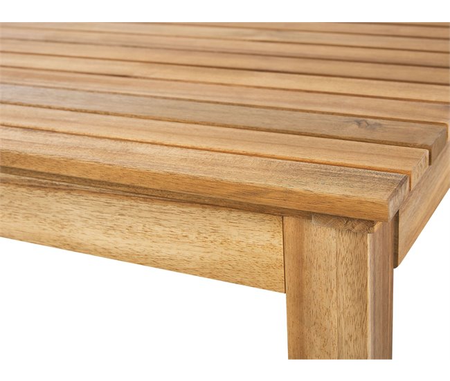 Beliani Conjunto de jardín Madera de acacia PACIFIC Marron