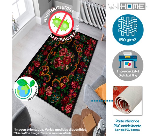 Alfombra De 120 X 180Cm 180x120 Estampado