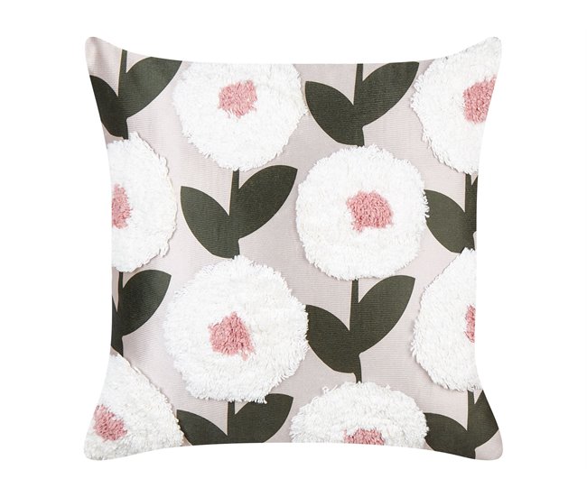 Beliani Cojín decorativo KUNRI Rosa