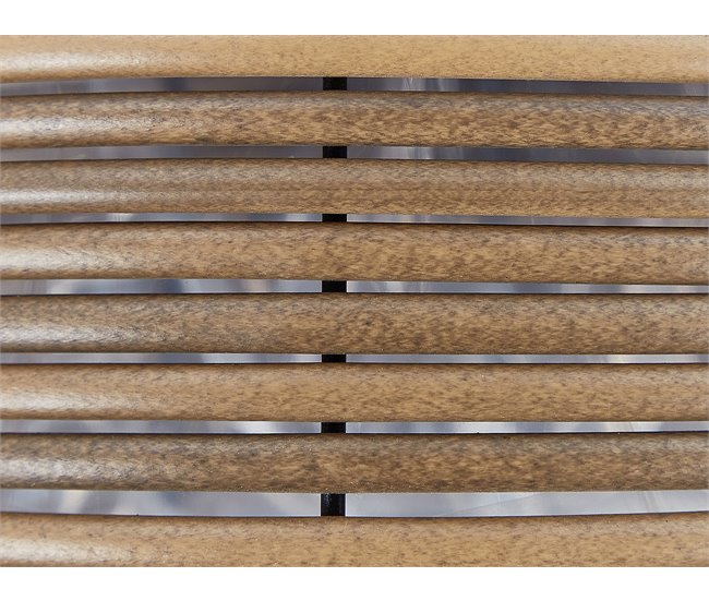 Beliani Conjunto de 2 macetas SARTI Marron