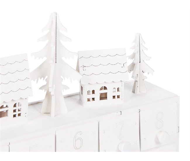 Beliani Figura decorativa MUONIO Blanco