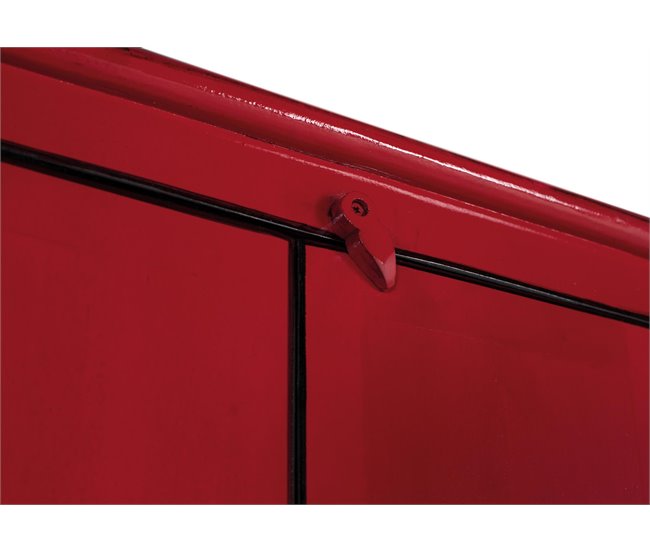 Armario de  puertas hecho a mano en madera de mango .GINER Y COLOMER Rojo