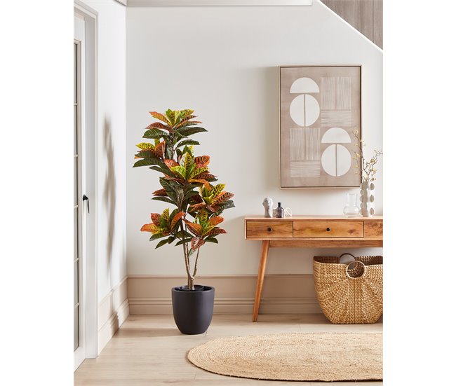 Beliani Planta artificial CODIAEUM Verde