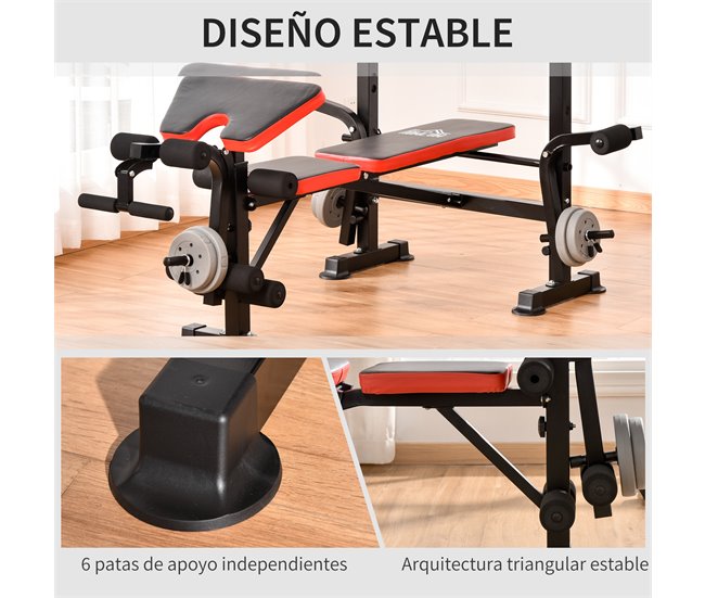 Banco de Pesa HOMCOM A91-054 Naranja