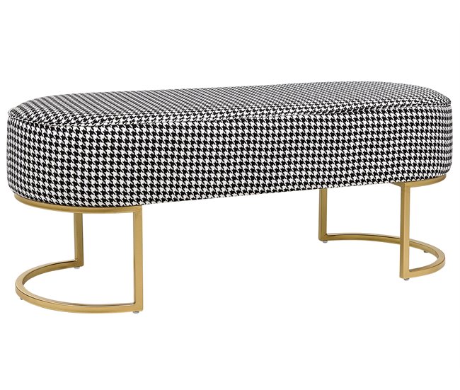 Beliani Banco de cama MILRY Negro