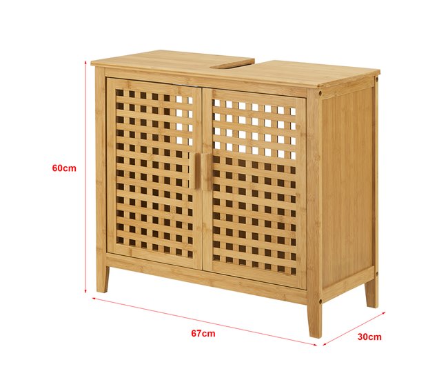 Mueble bajo lavabo Ingmarsö bambú Natural