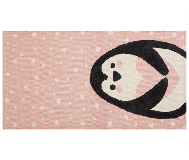 Beliani De pelo corto PENGKOL Rosa