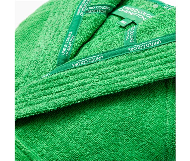 Albornoz benetton 360 gsm 100% algodón Verde