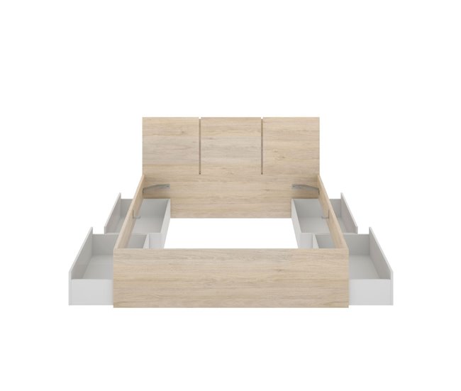 Cama Havana con cajones inferiores Multicolor