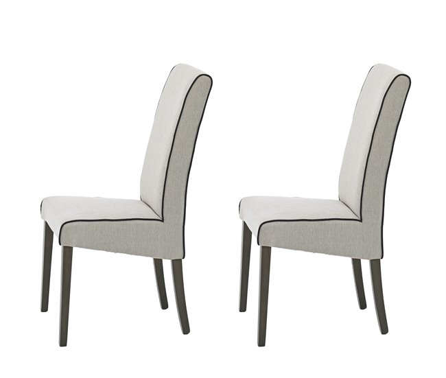 Pack de 2 sillas de comedor VERONA  Beige