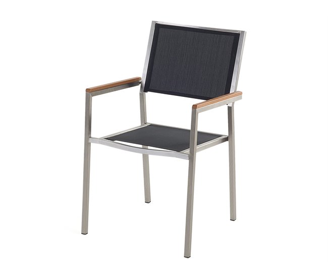 Beliani Conjunto de comedor COSOLETO/GROSSETO Blanco