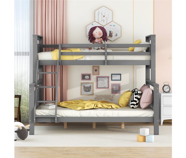 Cama litera 145x205 Gris