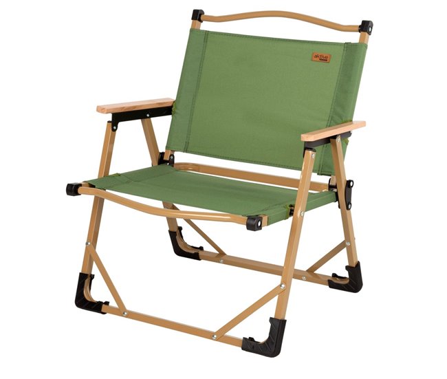 Aktive Silla plegable baja glamping Verde