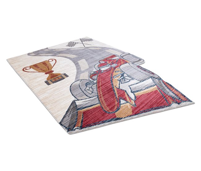 Alfombra infl TOYS 75327 Fórmula 1 para niños moderno Crema