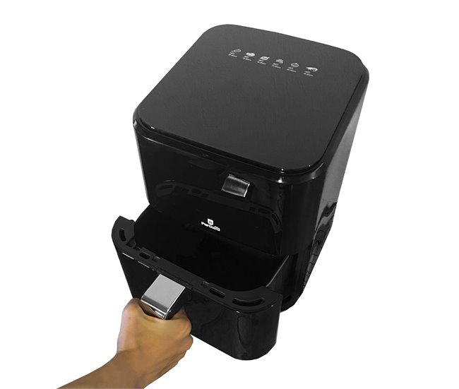 Freidora de Aire Sin Aceite Percutti 4L 1200W Display digital Negro