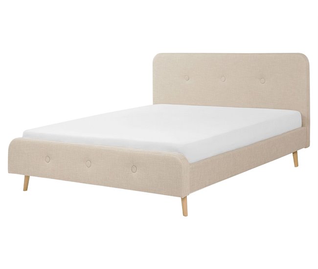 Beliani Cama Poliéster RENNES 172x221 Beige