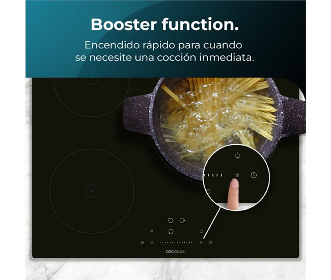 Cecotec Placa de inducción Bolero Squad I 3200 Negro