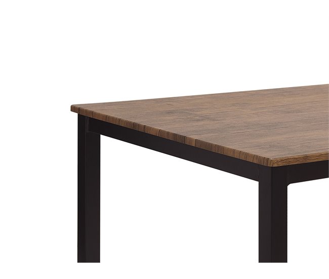 Beliani Conjunto de comedor HAMRY Marron