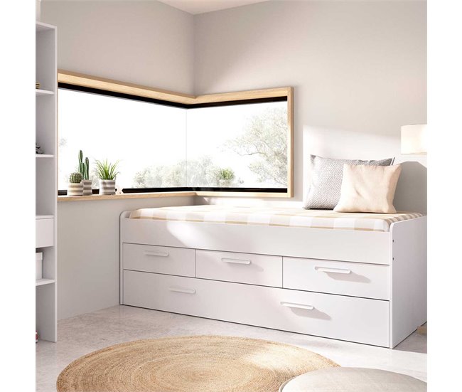 Cama Compacta Leka Blanco