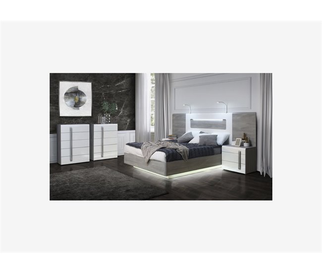 Set luces de lectura Led para cabecero TIZZIANO 5.0 Gris