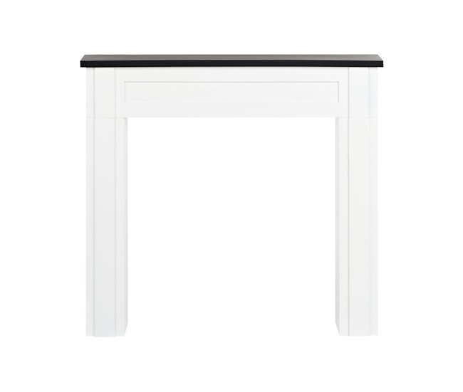Beliani Repisa de la chimenea BAUDIN Blanco