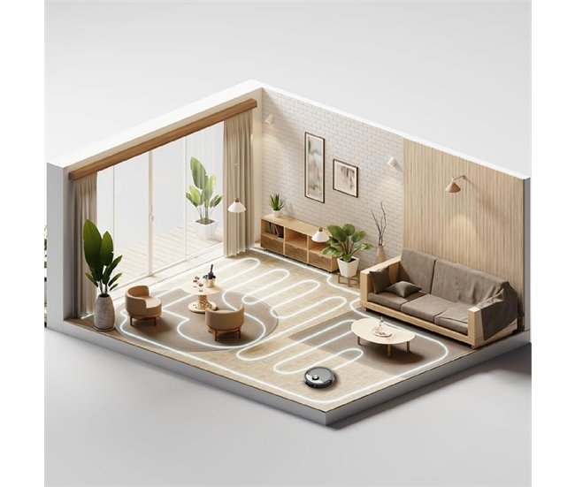 Cecotec Robot Aspirador Conga 16090 AI SpinArm Home&Wash Negro