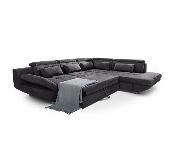 Rinconera convertible en cama ETERNITY Antracita