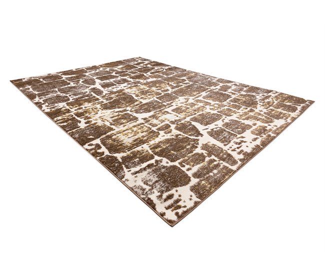 Alfombra MEFE moderna 6184 Pavimentación ladrillo Structural 120x170 Gris