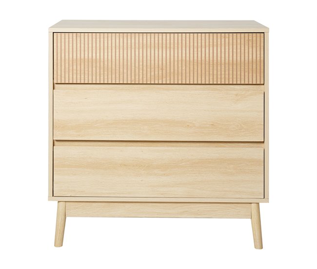 Beliani Cómoda WALES Madera Clara