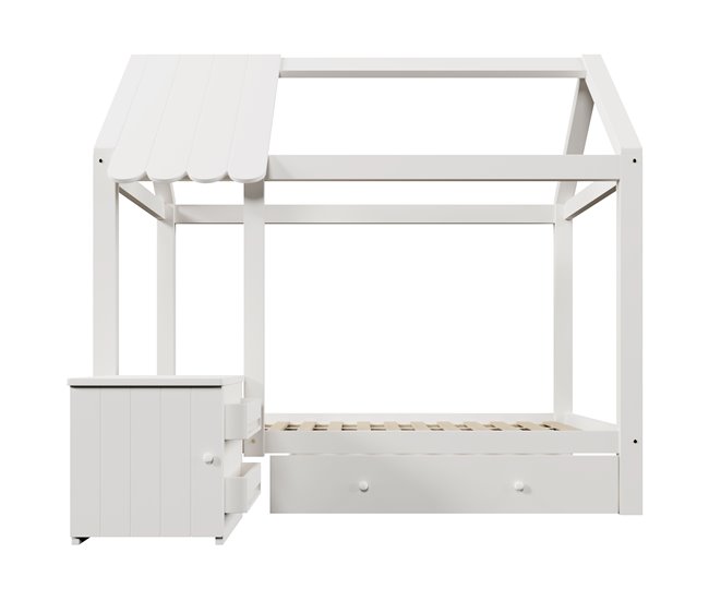 Camas infantiles 162x205 Blanco