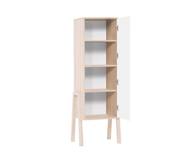 Armario con 1 puerta y 3 estantes interiores - SPOT Madera