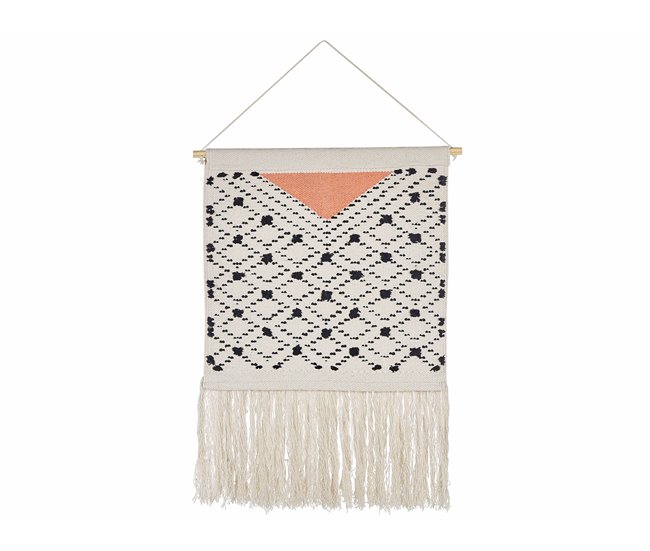 Beliani Decoración de pared de tela GOJRA Beige