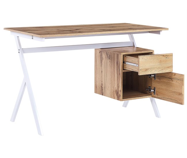 Beliani Escritorio ASHLAND 120x60 Marron