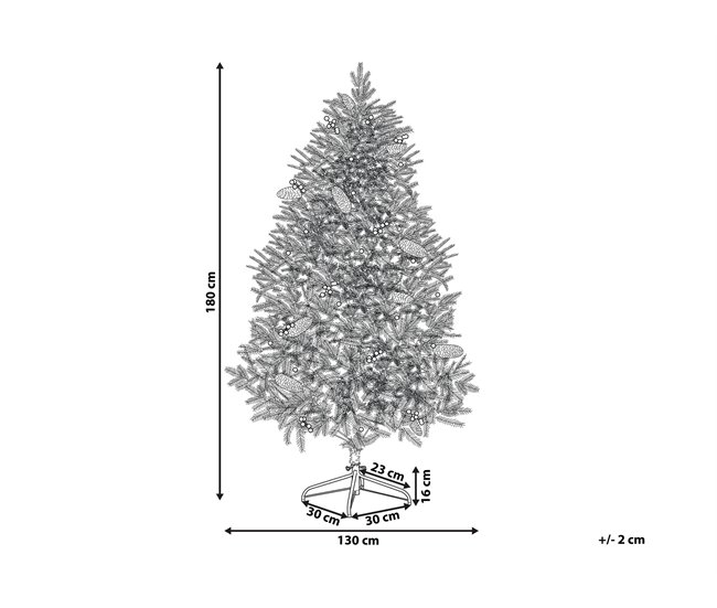 Beliani Árbol de Navidad JACINTO Verde